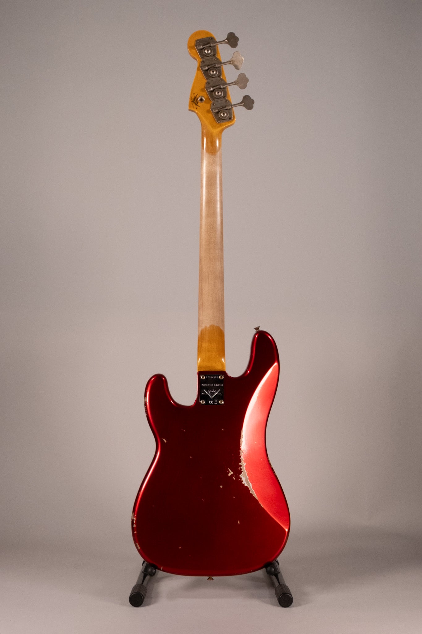 Fender Custom Shop Limited `62 Precision Bass Relic Aged Candy Apple Red