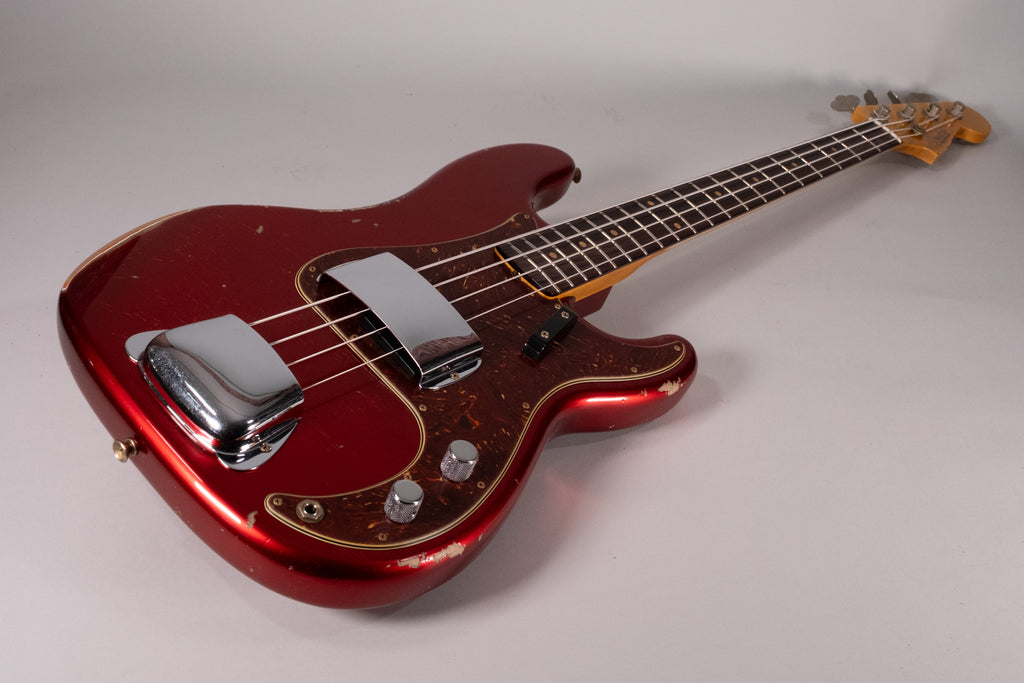 Fender Custom Shop Limited `62 Precision Bass Relic Aged Candy Apple Red