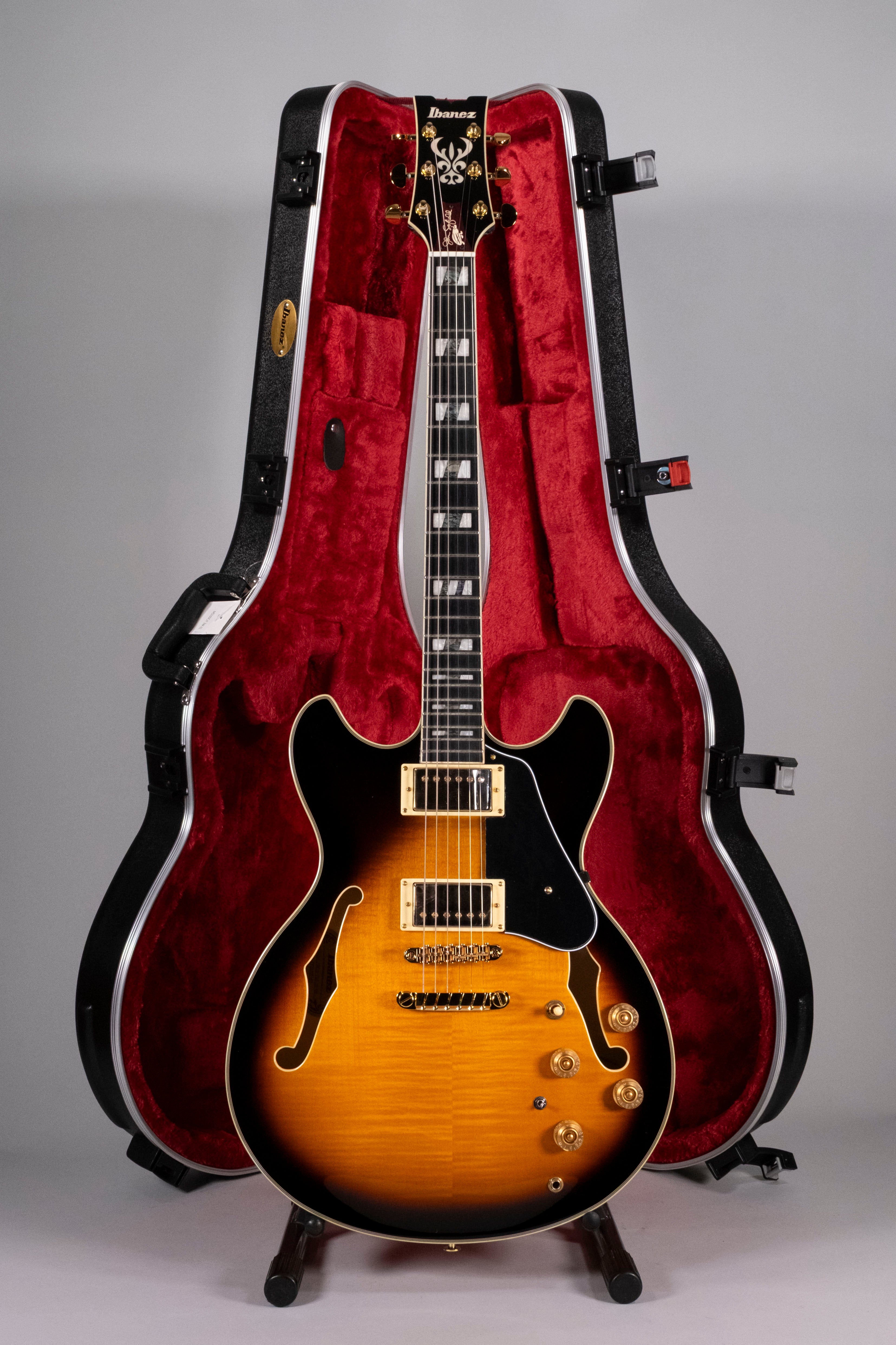 Ibanez Jsm10-Vys Chitarra Semiacustica John Scofield Vintage Yellow Sunburst