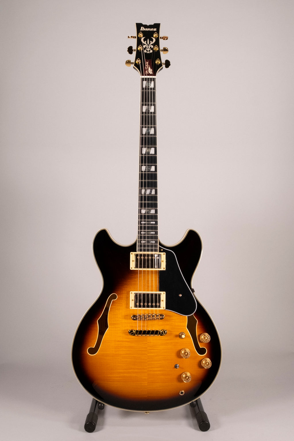 Ibanez Jsm10-Vys Chitarra Semiacustica John Scofield Vintage Yellow Sunburst