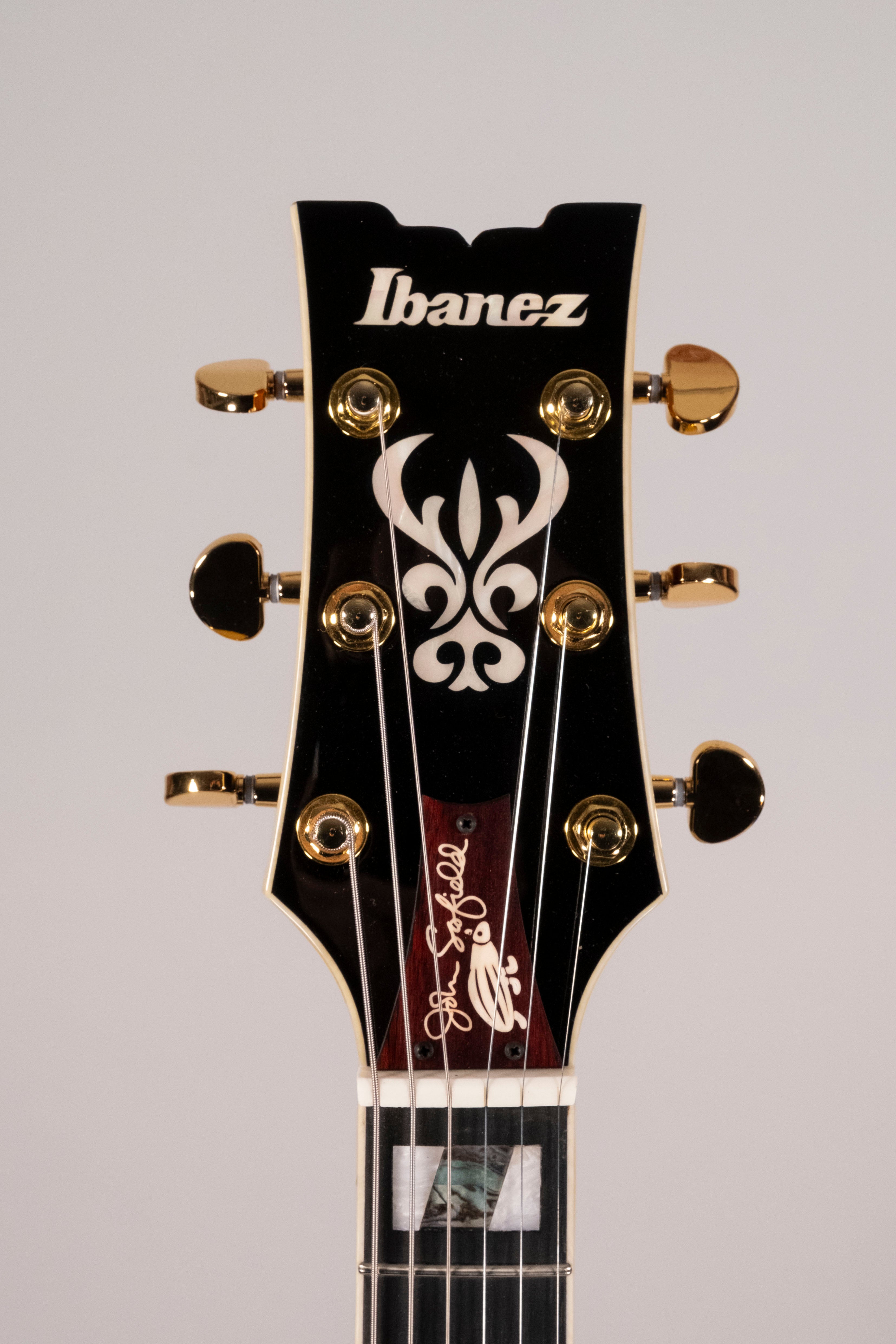 Ibanez Jsm10-Vys John Scofield Vintage Yellow Sunburst Semi-Hollow Guitar