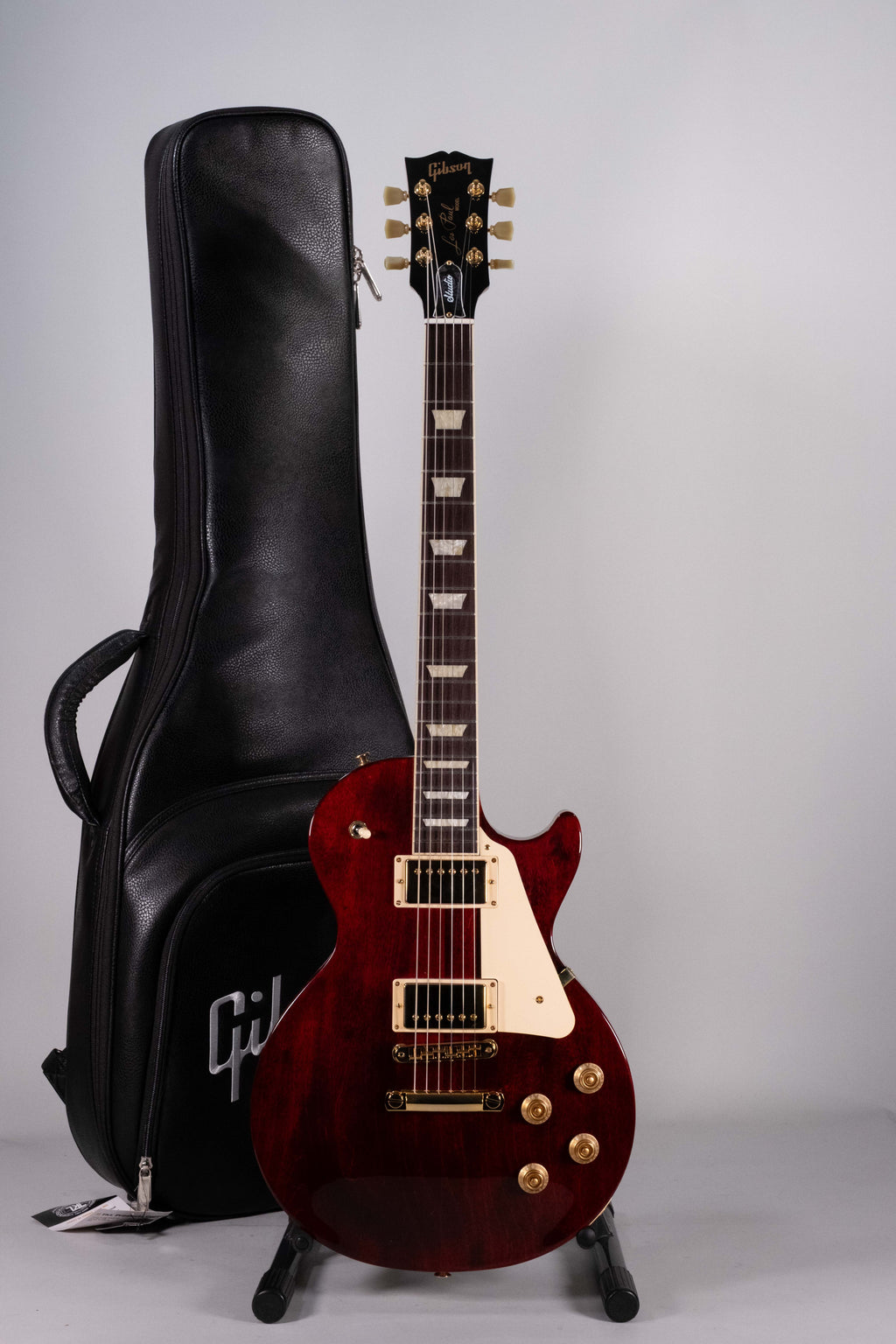 Gibson Les Paul Studio Gold Hardware Wine Red
