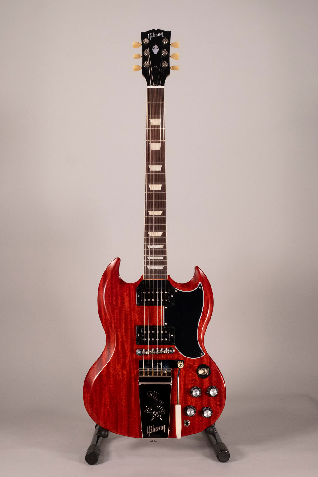 Gibson SG Standard 61 Maestro Vibrola Faded Vintage Cherry Satin