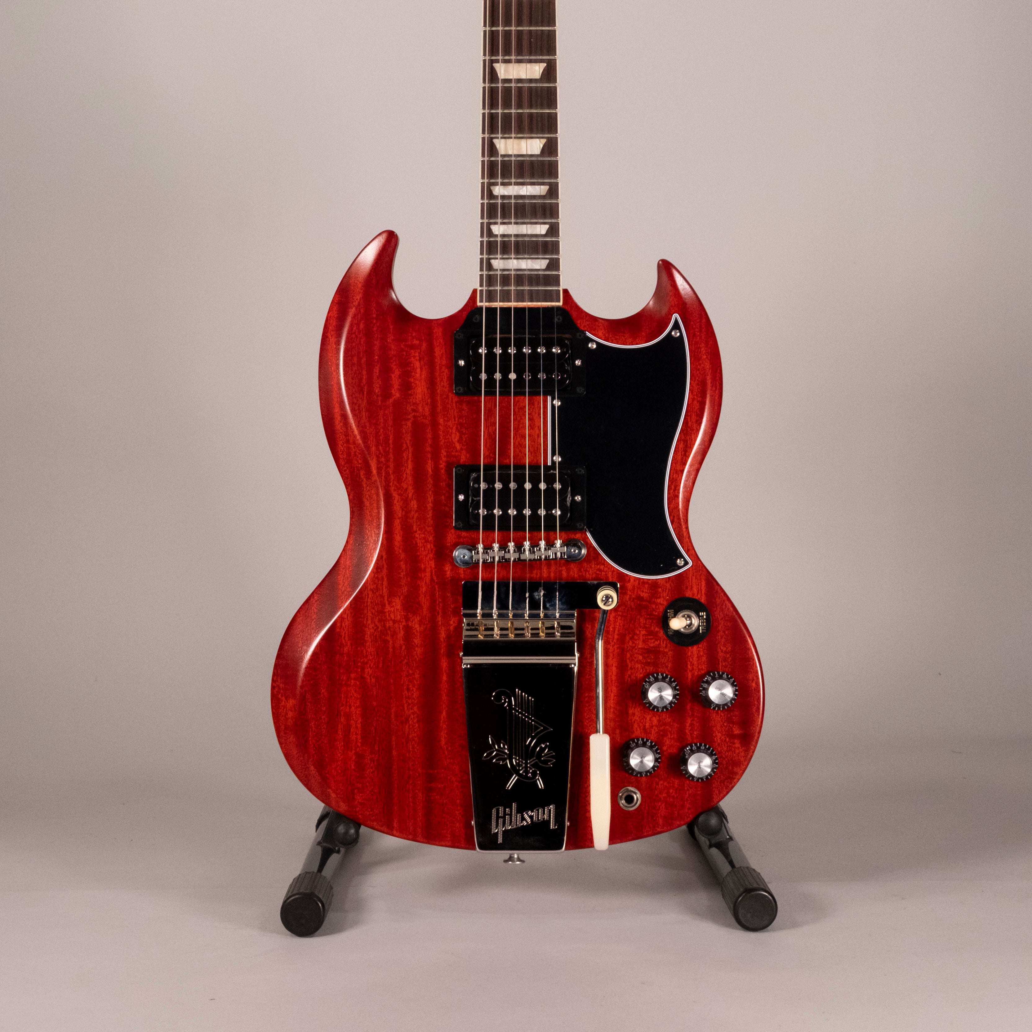 Gibson SG Standard 61 Maestro Vibrola Faded Vintage Cherry Satin