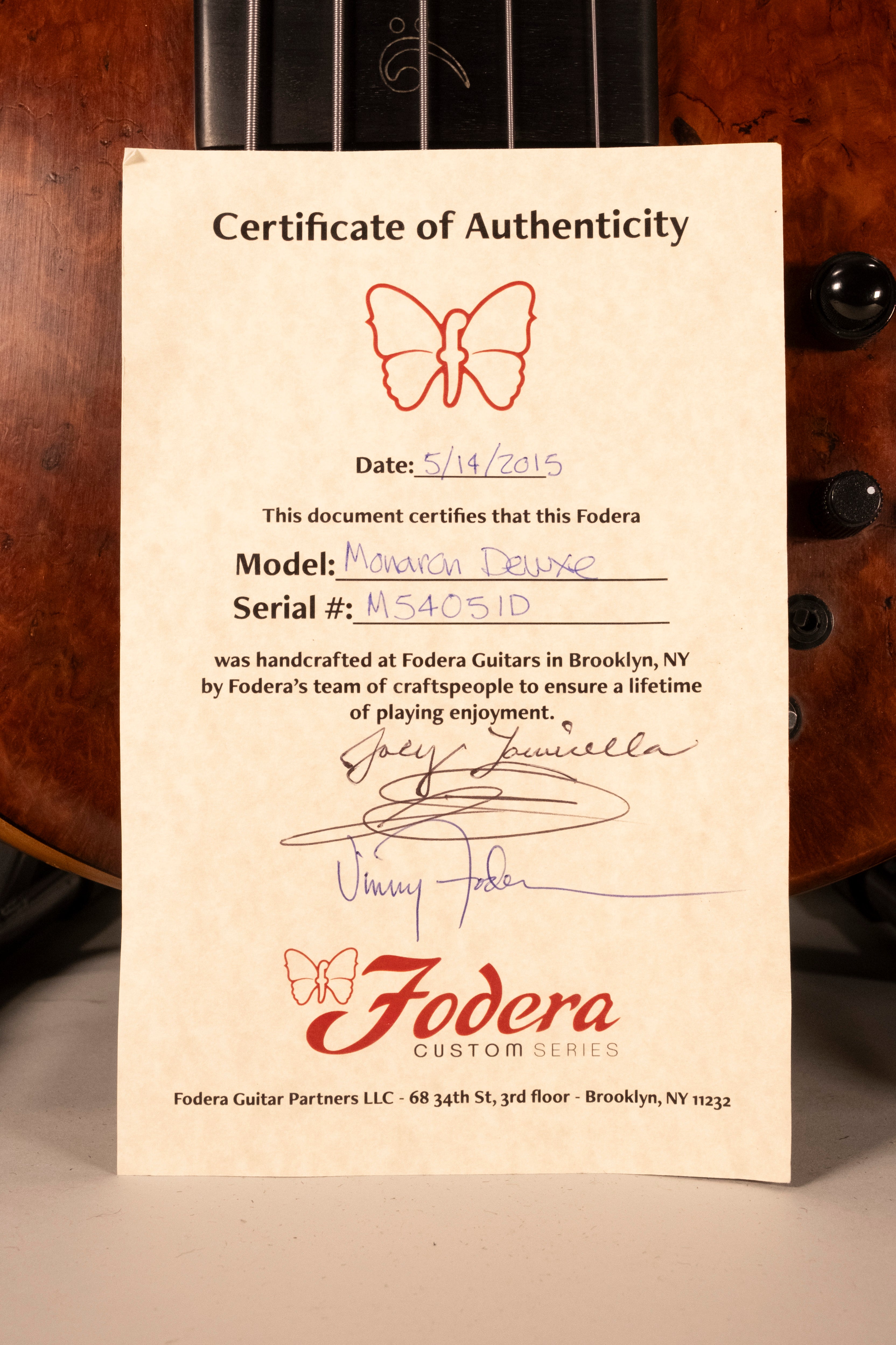 FODERA MONARCH DELUXE USATO