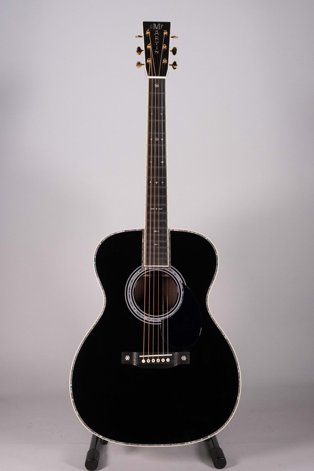 MARTIN OM42 CUSTOM SHOP BLACK USATA