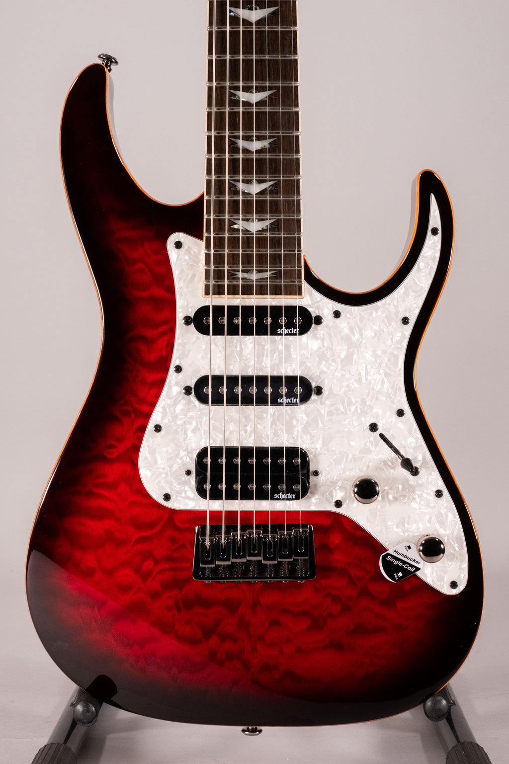 Schecter Banshee Extreme 7 Black Cherry Burst
