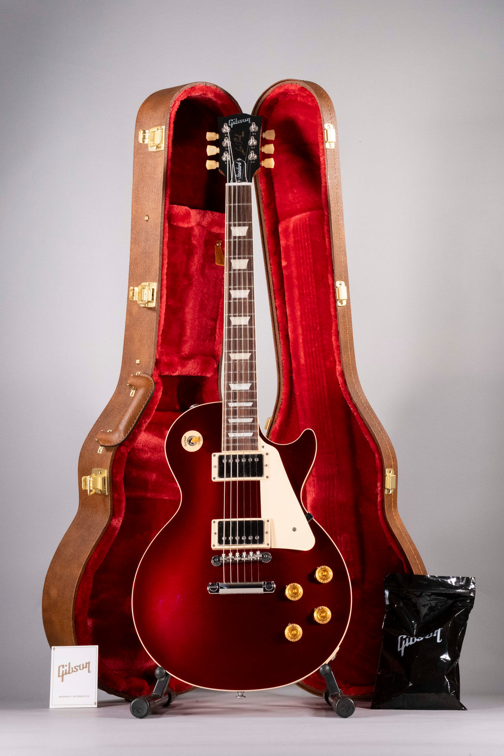 Gibson Les Paul Standard 50'S Plain Top Sparkling Burgundy Top