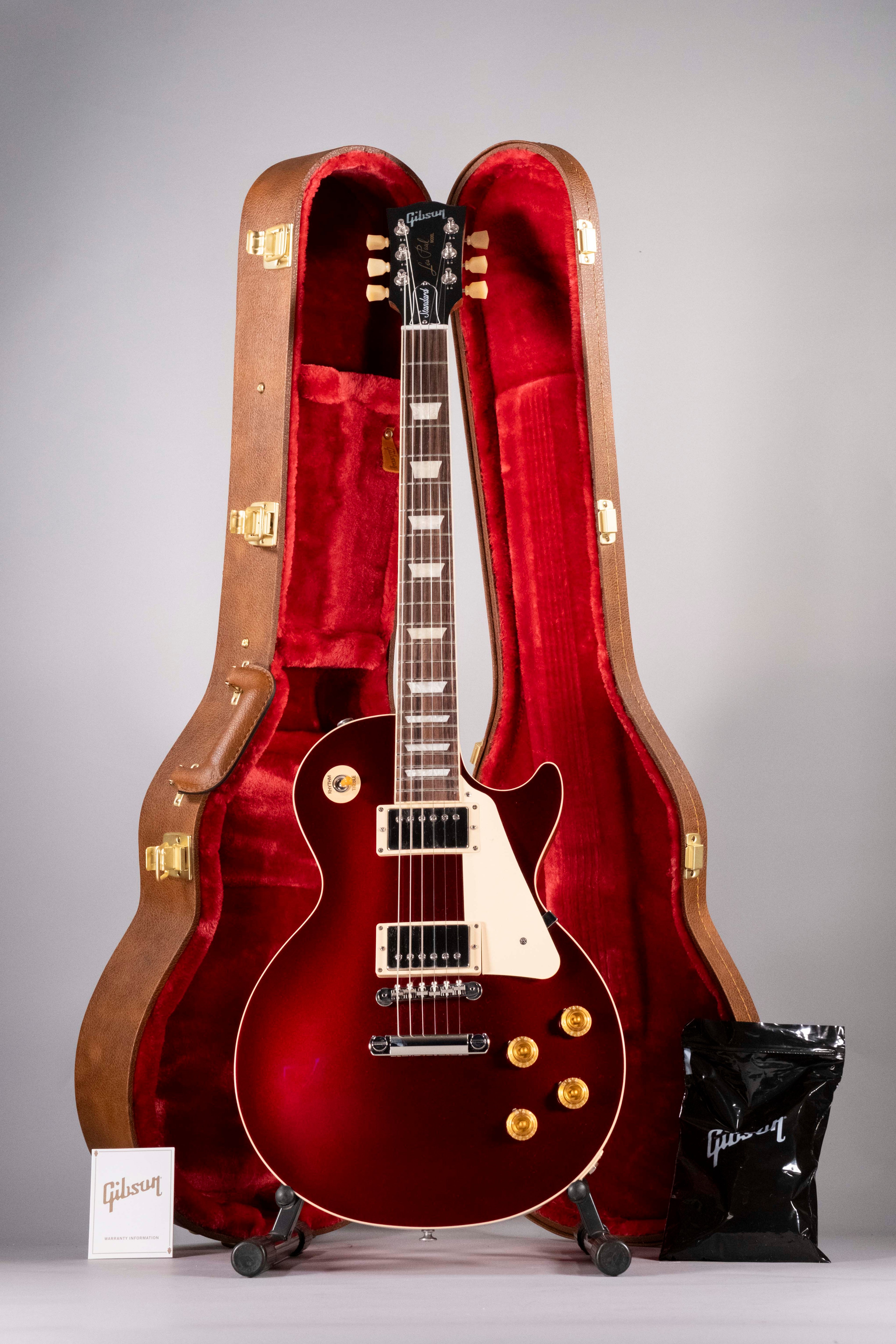 Gibson Les Paul Standard 50'S Plain Top Sparkling Burgundy Top