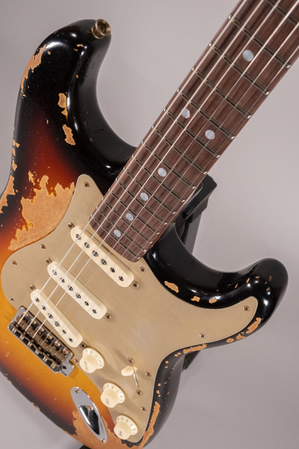 Fender Custom Shop LTD Roasted Bighead Stratocaster Super Heavy Relic 3 Color Sunburst