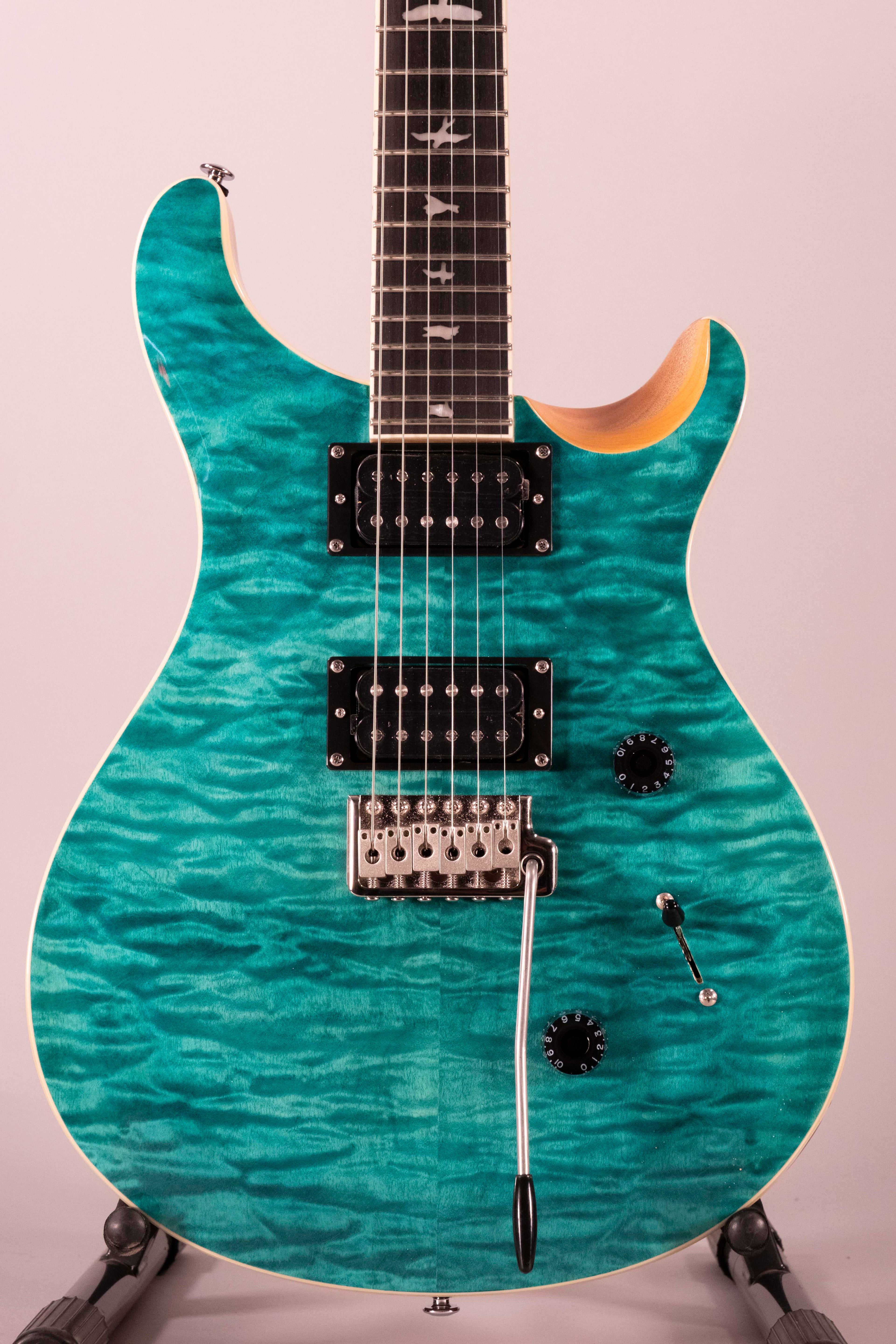 PRS SE Custom 24 Quilt Turquoise