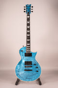 ESP ECLIPSE Custom Blue Liquid Metal Burst with Case