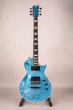 ESP ECLIPSE Custom Blue Liquid Metal Burst with Case