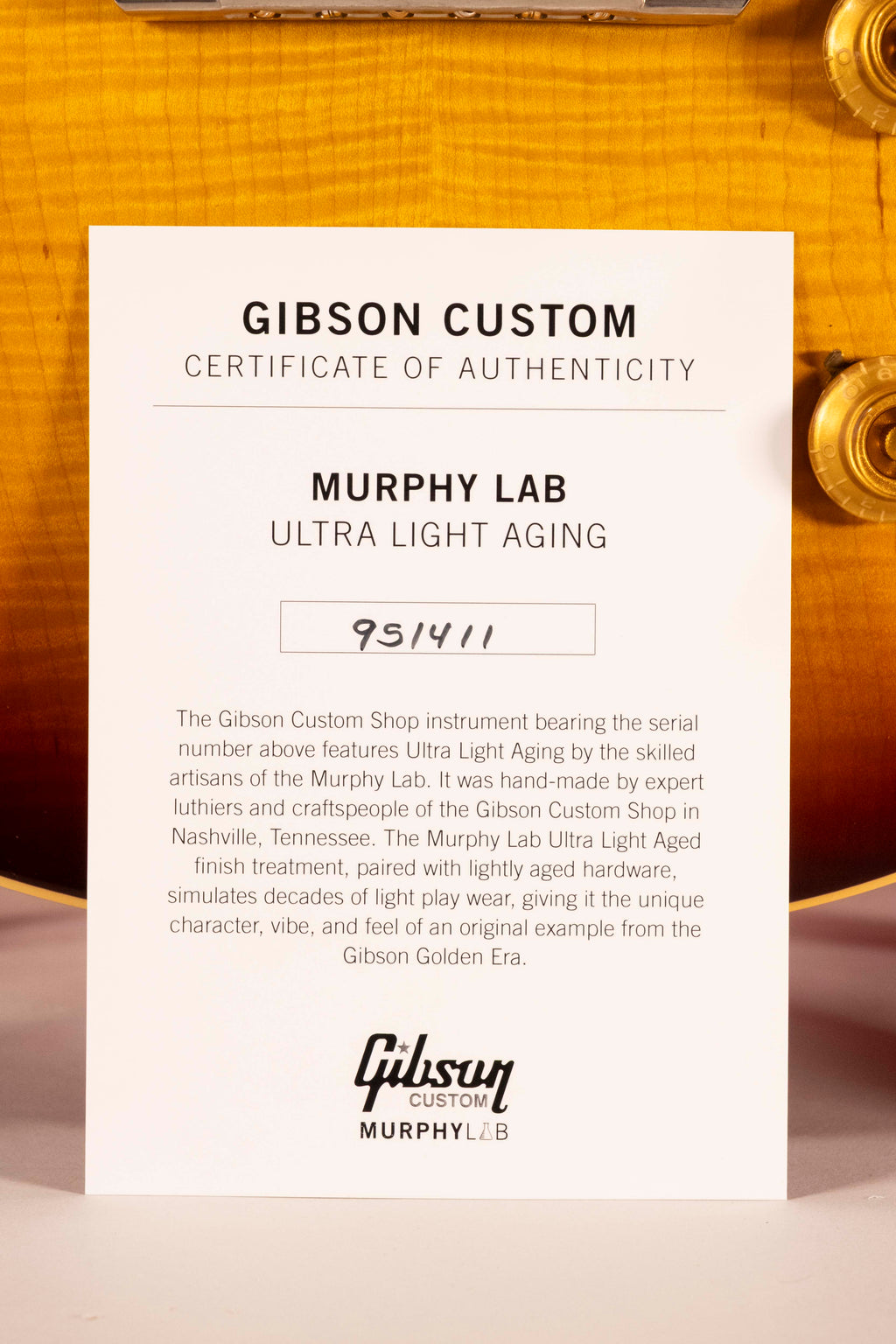 Gibson Custom 59 Les Paul StandardSouthern FadeBurst Murphy Lab Ultra Light Aged