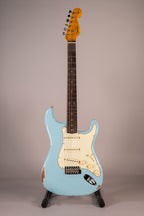 Fender Custom Shop 1962 Stratocaster Relic Faded Aged Daphne Blue