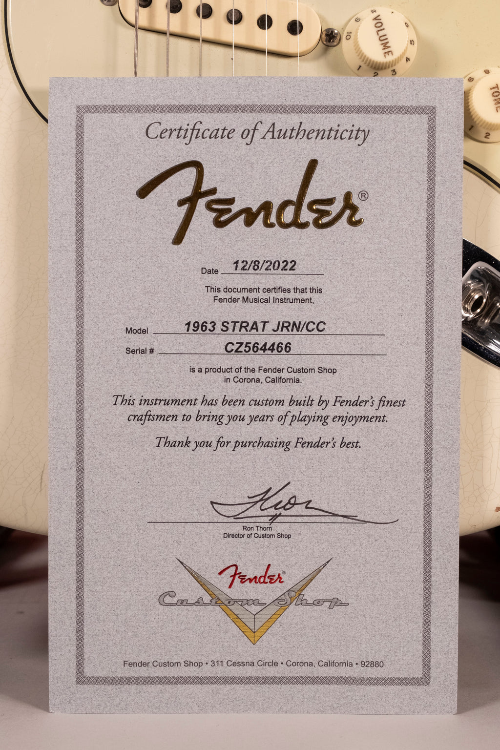 FENDER STRATO 63 JOURNEY USATA