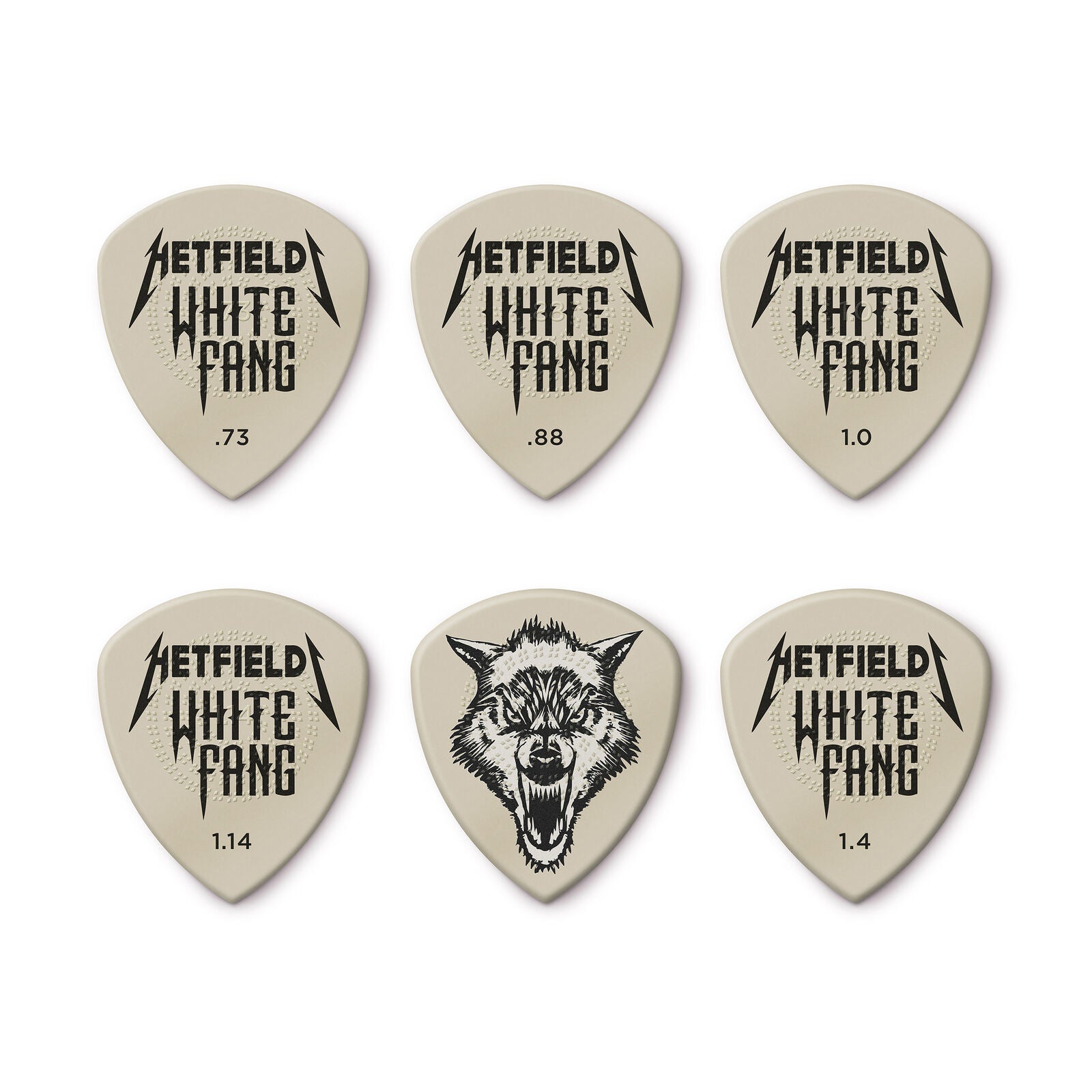Dunlop PVPPH122 Hetfield's White Fang Custom Flow Variety Pack 6