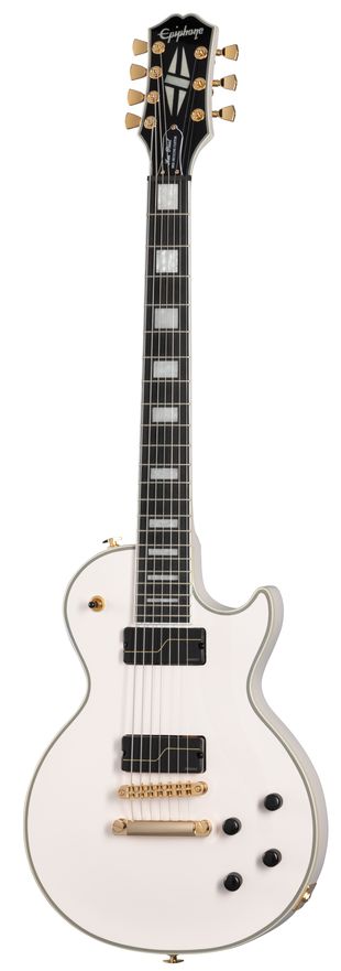 Epiphone Matt Heafy Les Paul Custom Origins 7 Corde Bone White