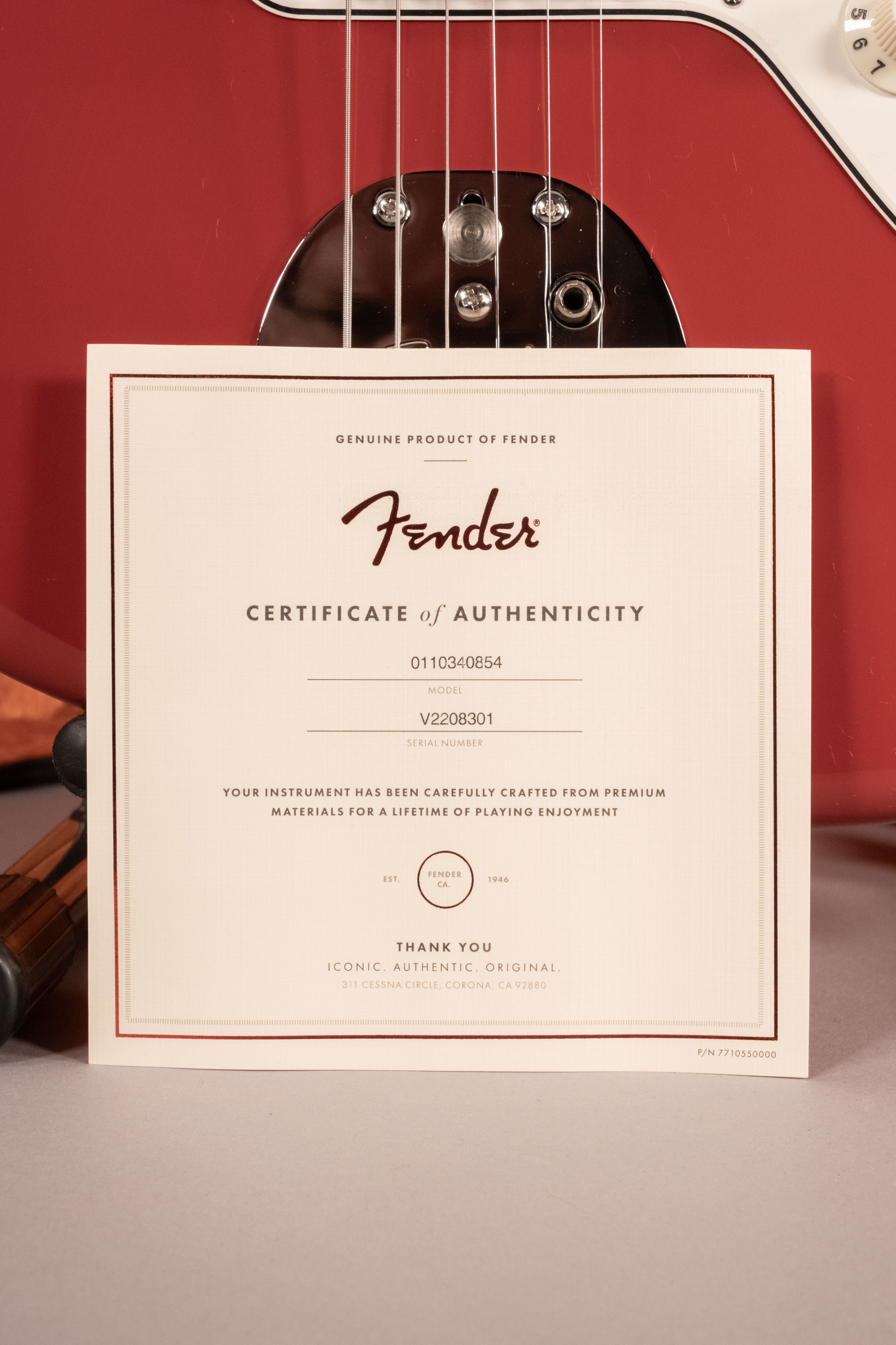 Fender American Vintage II 1966 Jazzmaster Rw Dakota Red