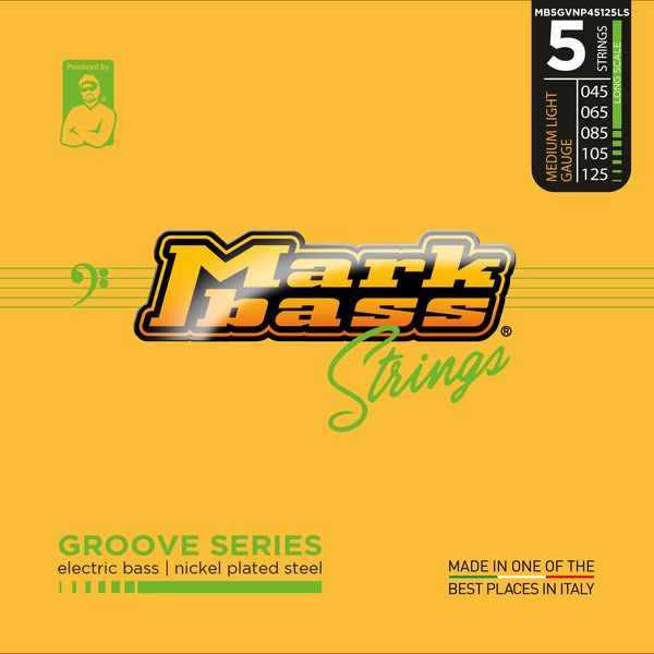 Markbass Electric Bass Nickel Plated Steel 45-125