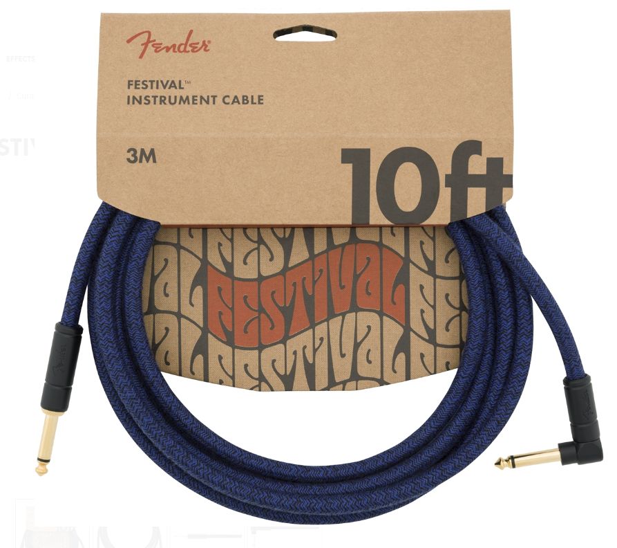 Fender Festival Hemp Cavo Jack Pipa Mt3 Blue Dream