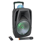 Karma Amplified Speaker with Radio Microphone and Light Effect 600W