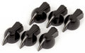 Fender Pure Vintage Black Chicken Head Amplifier Knobs Set di 6 Pz