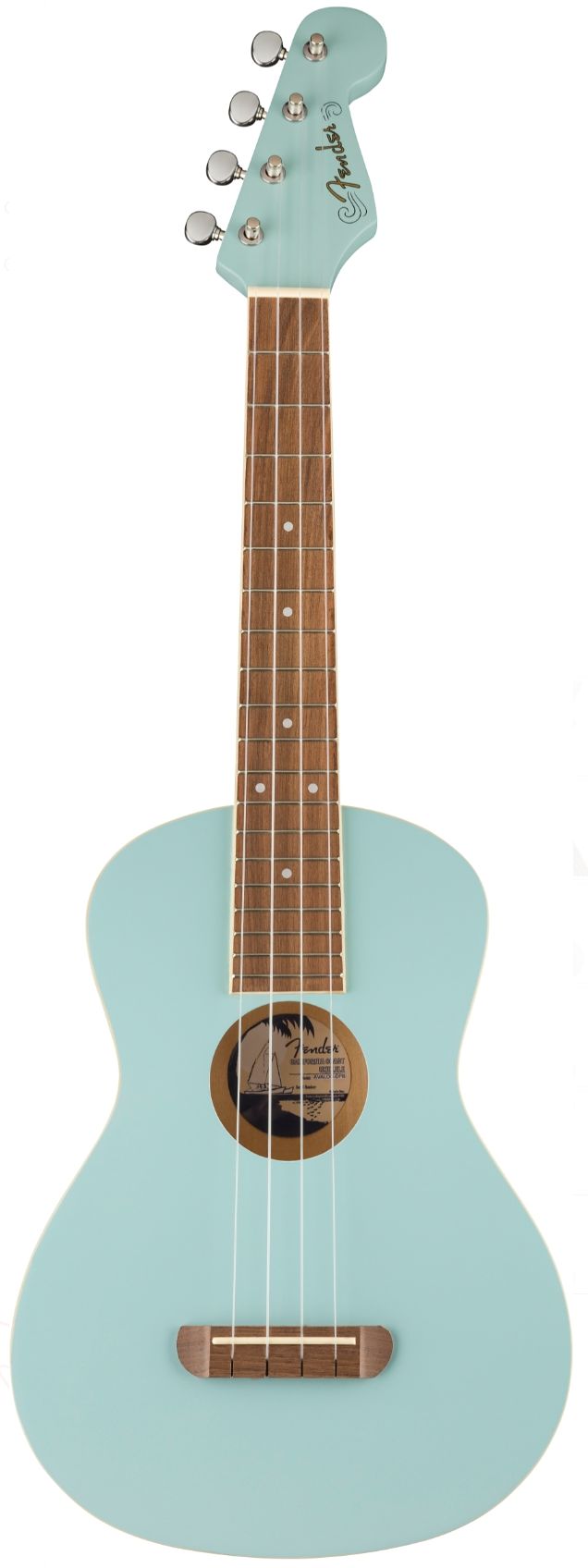 Fender Avalon Tenor Ukulele Daphne Blue