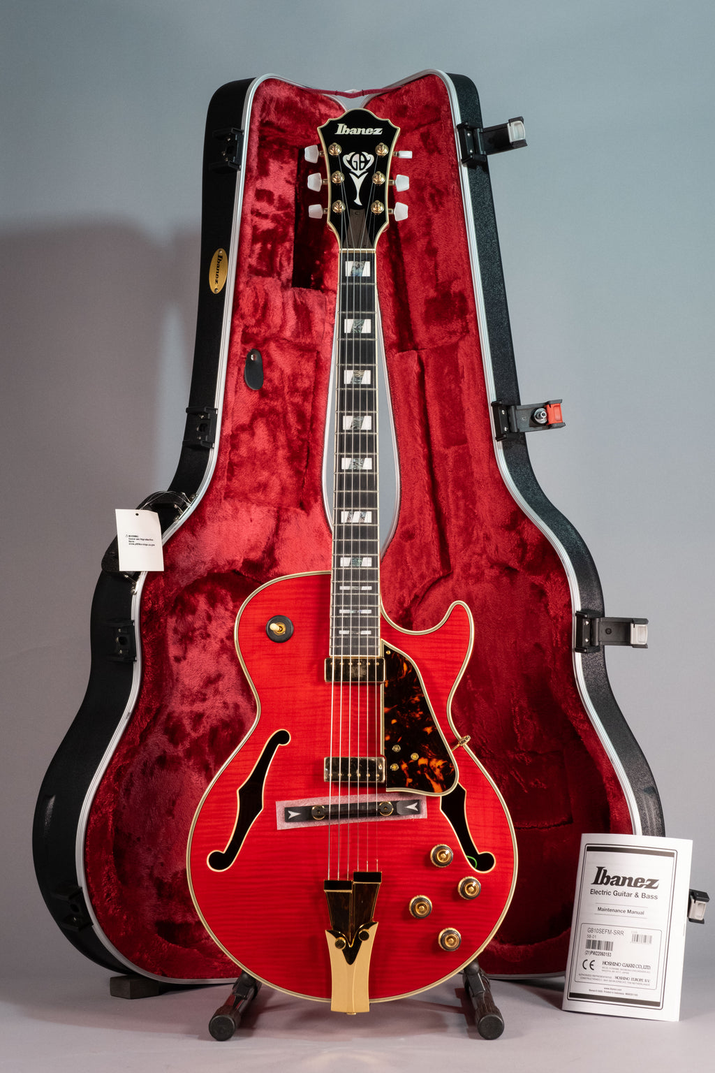 Ibanez GB10SEFM George Benson Sapphire Red