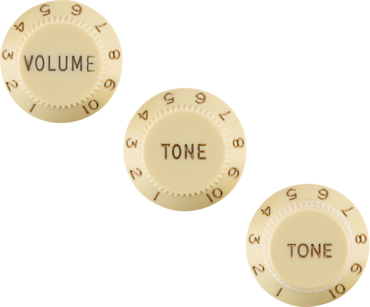 Fender Stratocaster Knob Set Left-Hand Set Di 3