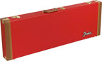 Fender Classic Series Wood Case Stratocaster Telecaster Fiesta Red