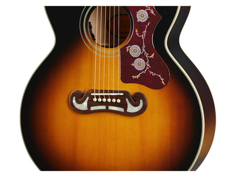Epiphone Masterbilt J200 Aged Vintage Sunburst Gloss Acustica Elettrificata