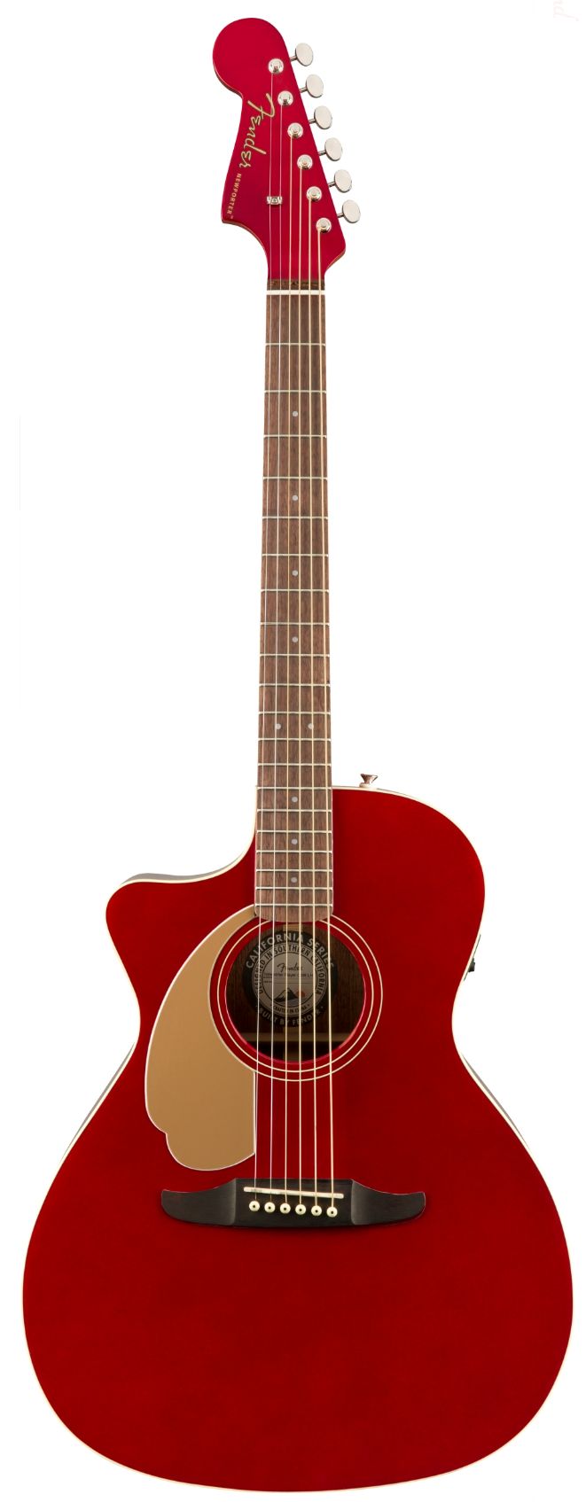 Fender Newporter Player Left Hand Candy Apple Red Walnut Chitarra Mancina