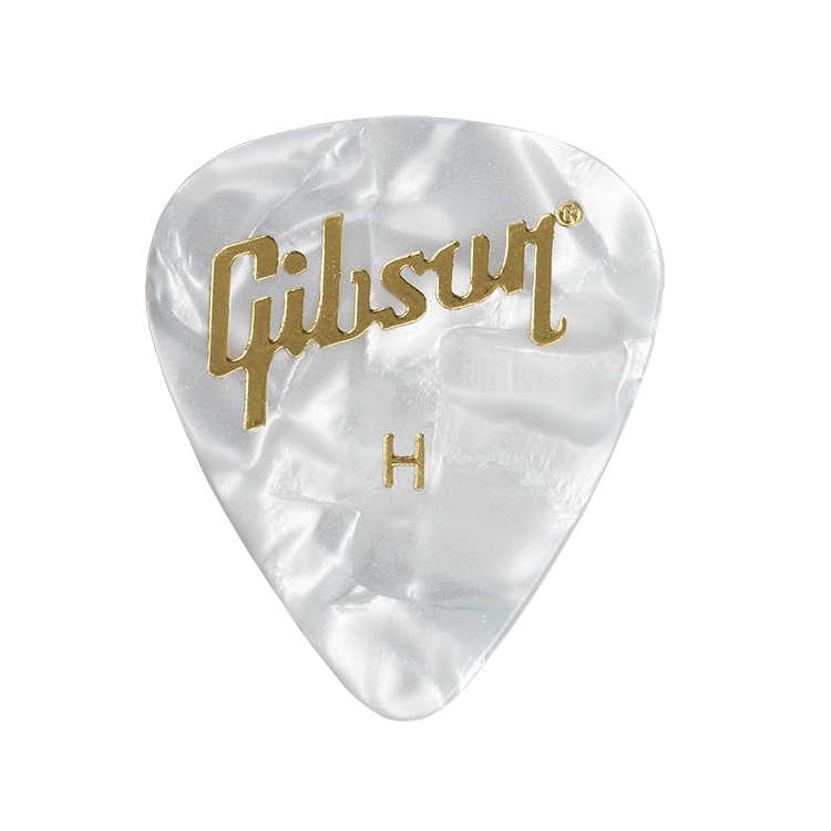 Gibson Pearloid Picks Thin Confezione Da 12 Aprt12-74H