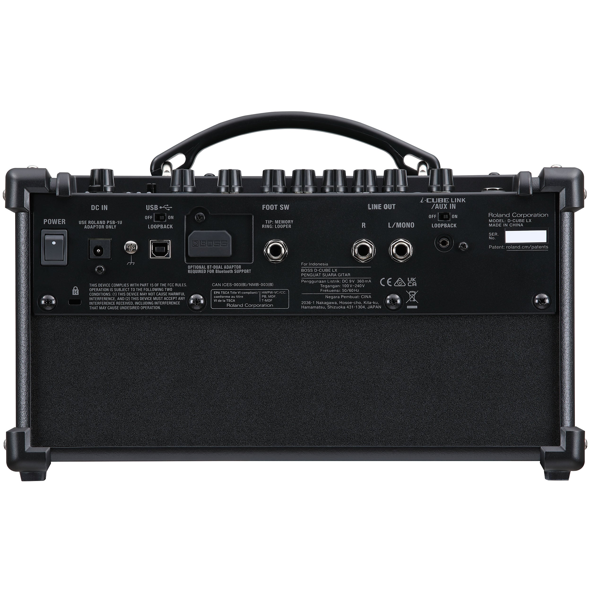 Boss Dual Cube Lx  Amplificatore Stereo Portatile per Chitarra