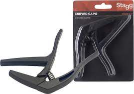 Stagg SCPX-CU Black Acoustic Guitar Capo