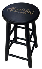 Martin 18N0254 Sgabello Legno Nero con Logo Gold H.61cm