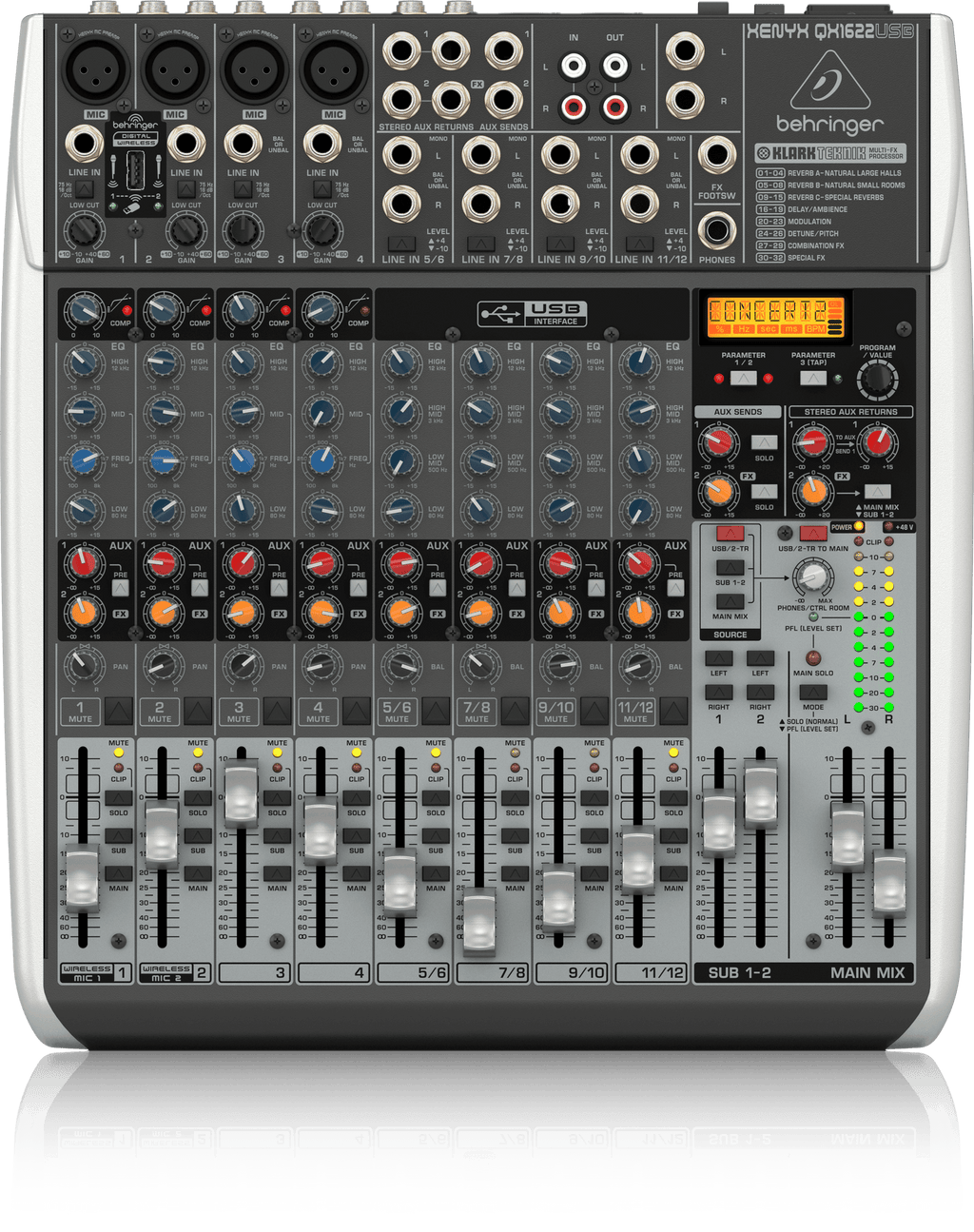 Behringer Xenyx Qx1622Usb 16 Ingressi 4 Compressori
