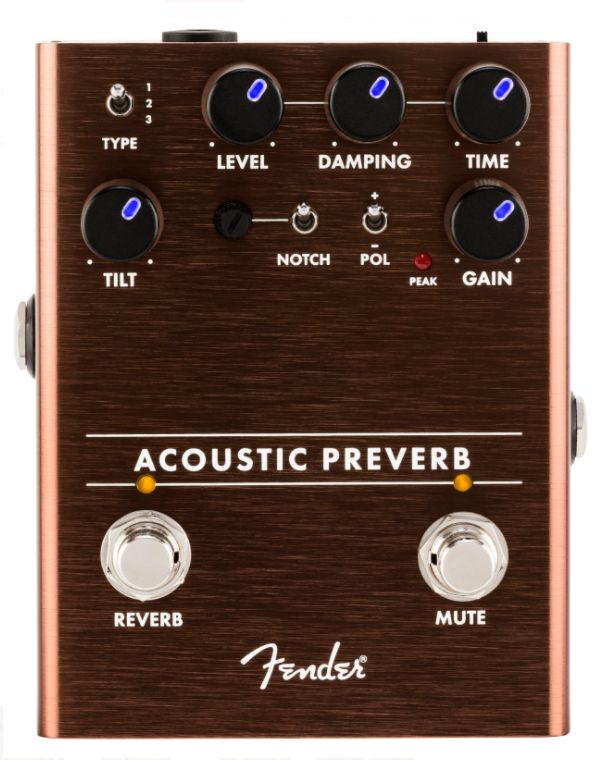 Fender Acoustic Preverb Acoustic Preamp Reverb