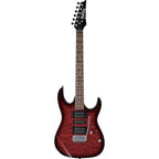Ibanez Grx70Qatrb Chitarra Elettrica Transparent Red Burst