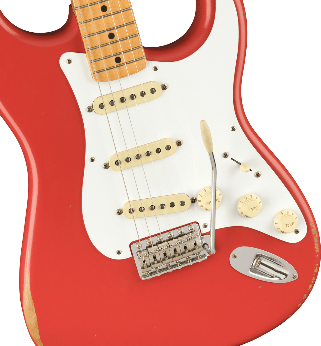 Fender Vintera Road Worn 50S Stratocaster Fiesta Red