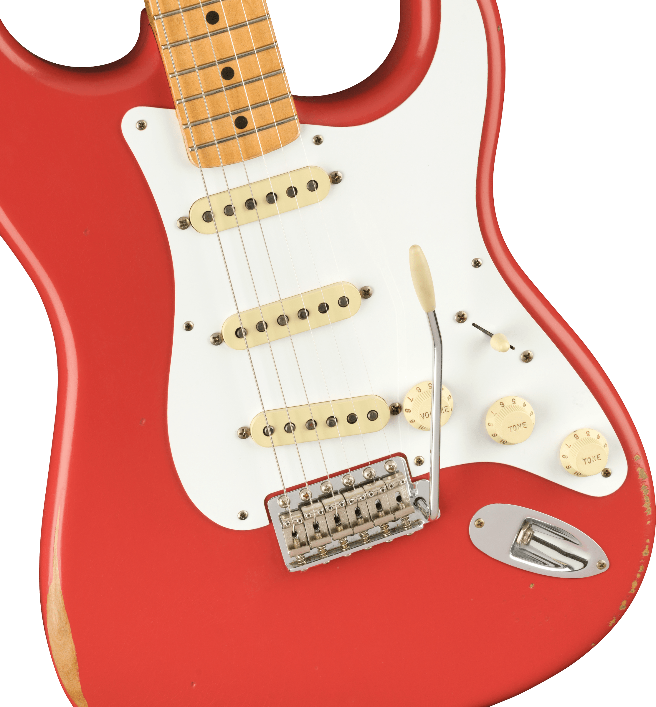 Fender Vintera Road Worn 50S Stratocaster Fiesta Red