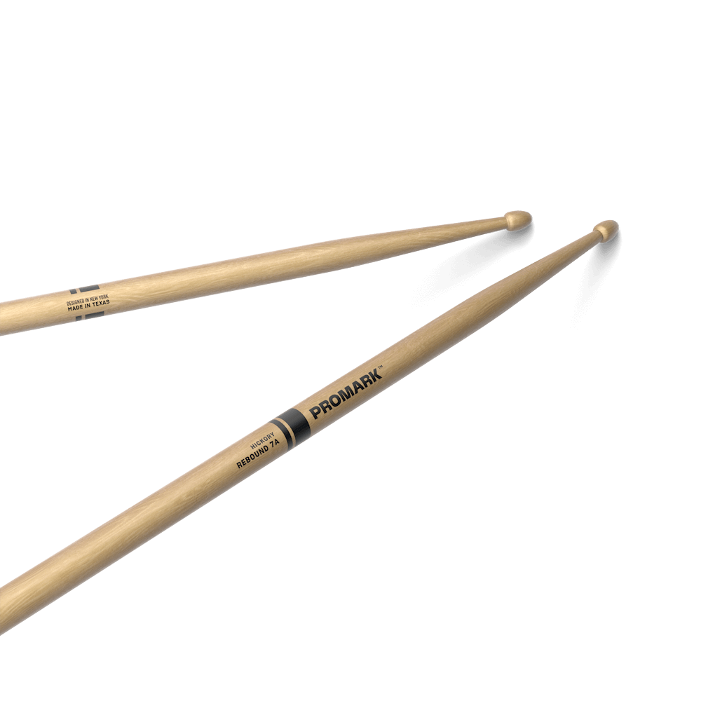 Promark Bacchette Rebound 7A in Noce Americano Punta Acorn in Legno