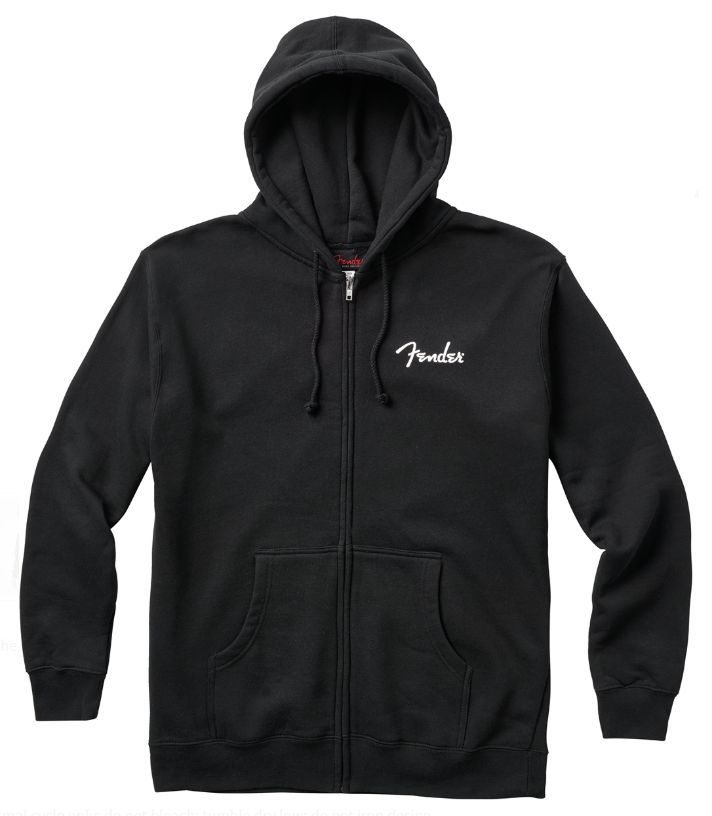 Fender Felpa Con Cappuccio Black Xl