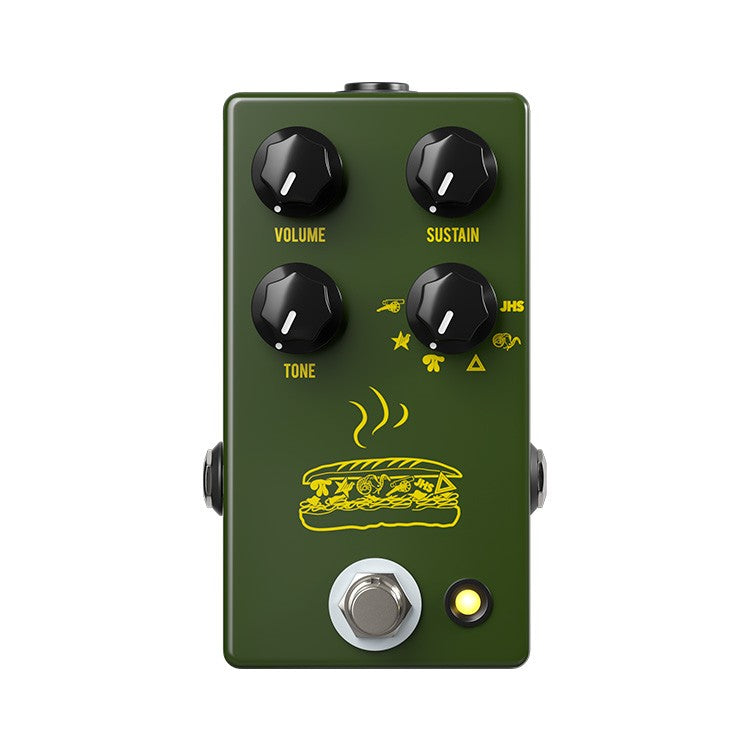 Jhs Pedals Muffuletta Army Green Distorsore per Chitarra
