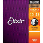 Elixir 16152 Nanoweb Phosphor Bronze Muta Per Acustica 12 Corde 10-47