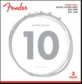 Fender Muta 3-Pack Super 250 Nickel 10-46 Per Chitarra Elettrica