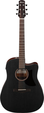 Ibanez AAD190CEWKH Open Pore Black Chitarra Acustica Elettrificata