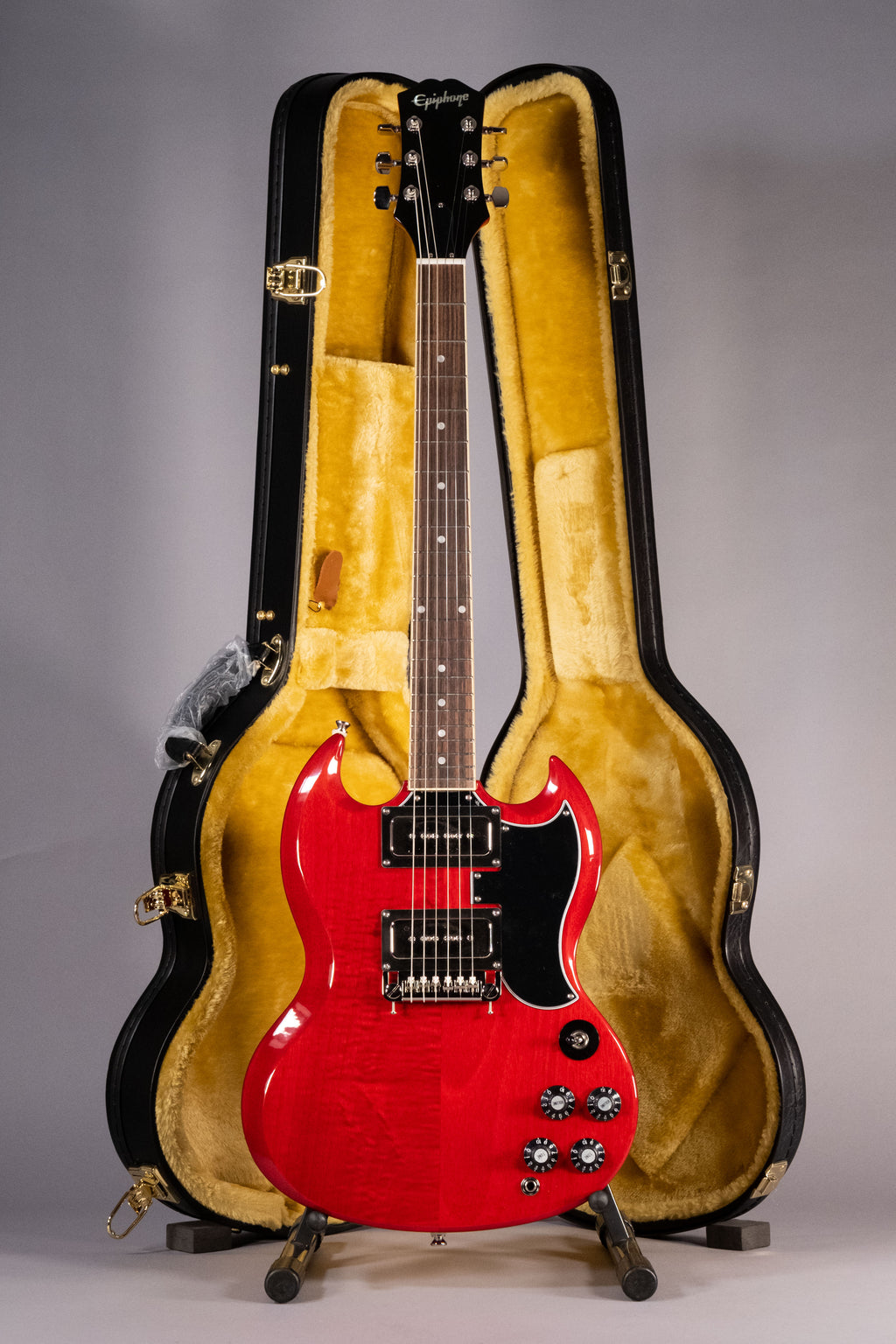 Epiphone Tony Iommi SG Special Vintage Cherry with Hard Case