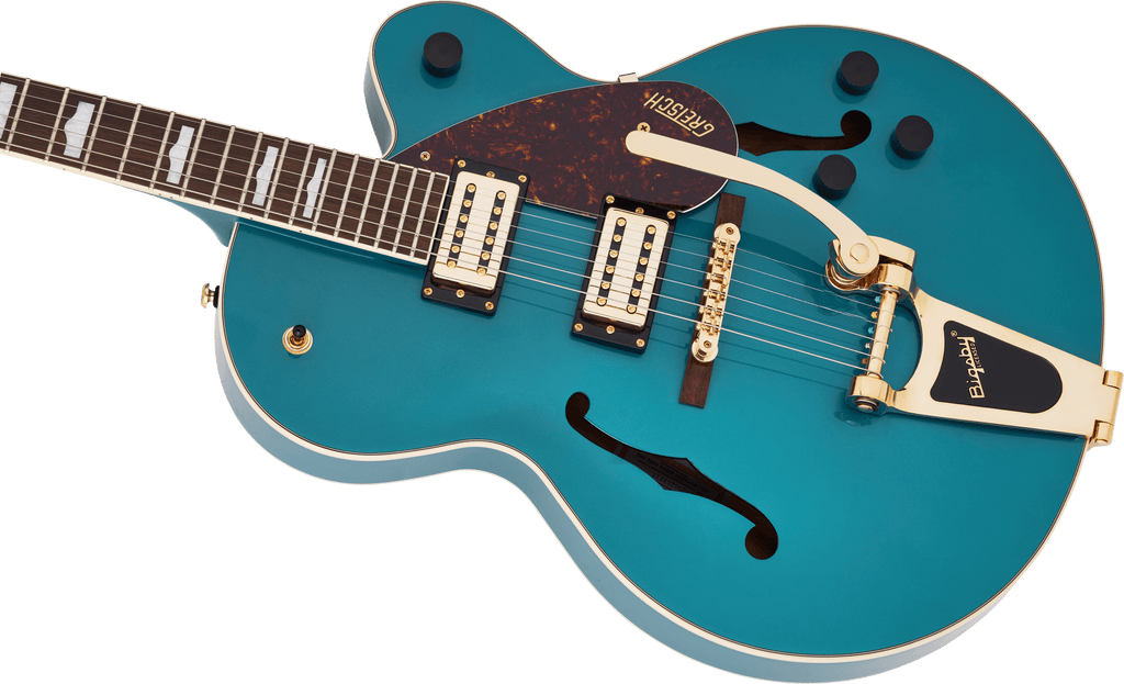 Gretsch G2410TG Streamliner Hollow Body con Bigsby Single Cut Ocean Turquoise